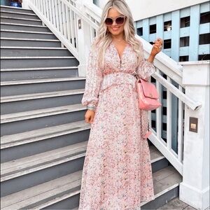 BuddyLove Eden long sleeve maxi dress.